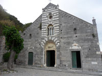 La Iglesia de San Lorenzo, Portovenere, Italia