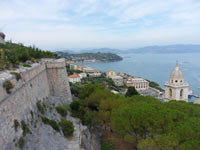 Portovenere, Castello Doria - Vista panoramica<br>
	  4320x3240, 1.35 MB