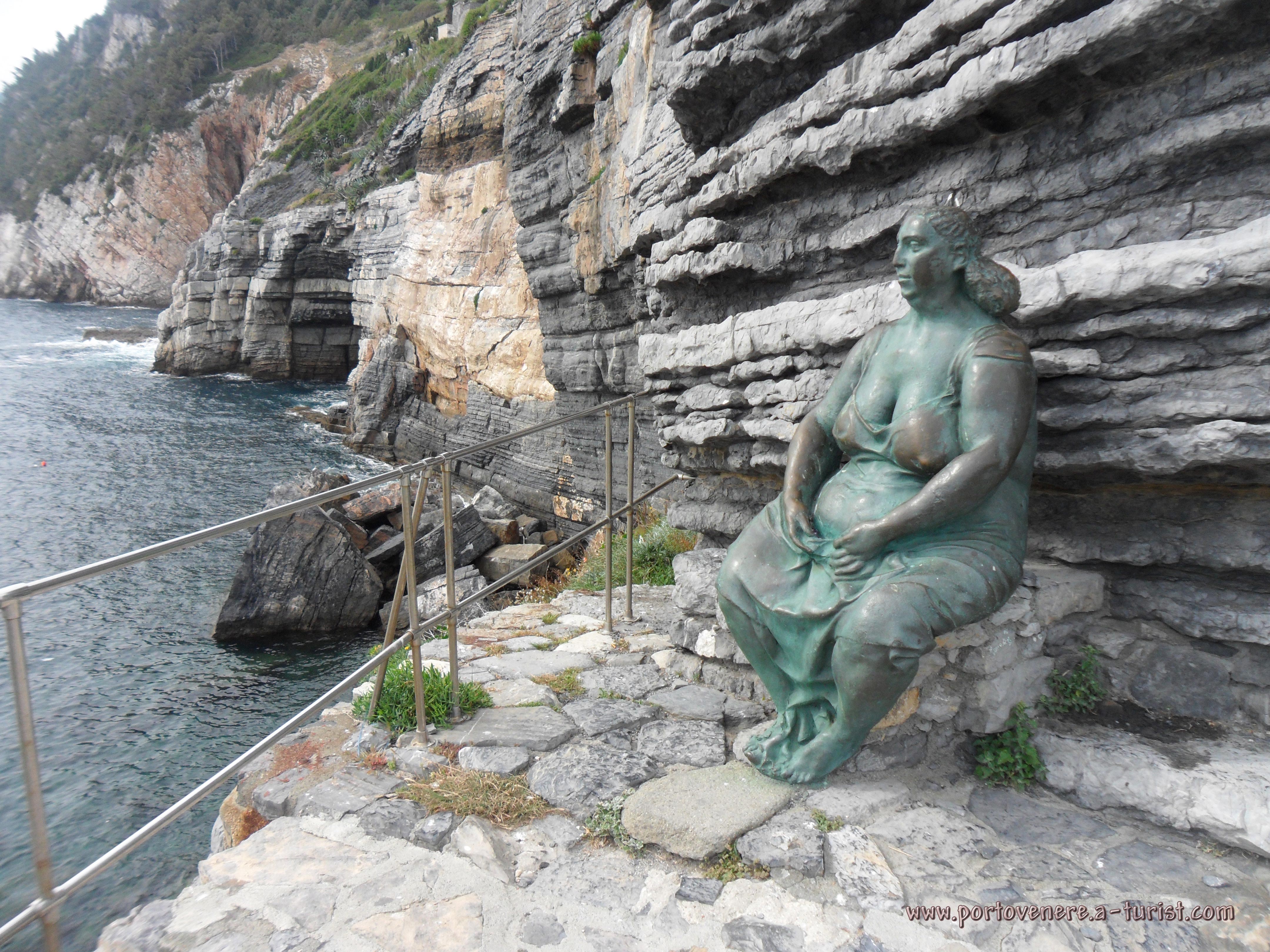 Portovenere, Mater Naturae - Sirène faite par le sculpteur Scorzelli<br>4320x3240, 2.16 MB